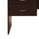 Sial Laptop Desk | 4 Drawers | 40’’ | Red Cocoa Brown Composite Board