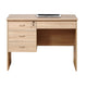Sial Laptop Desk | 4 Drawers | 40’’ | Weathered White Brown Wood