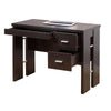Laptop Desk | 3 Storage Drawers | 39’’ | Red Cocoa Brown Wood BM334393