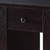 Akol Computer Desk | Keyboard Drawer and Storage | 39" | Black
