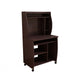 Niro Utility Desk Cart with Hutch | 7 Shelves | 53" Red Cocoa Brown