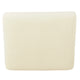 Zac Square Ottoman Footstool | Black | Cream Faux Sheepskin 19"
