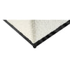 Lev Accent Ottoman | Square Cube SIlhouette with White Boucle 16’’ BM334422