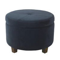 Navy Blue, Dark Walnut Brown