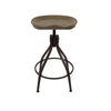 Counter Bar Stool | 26-30’’ Adjustable Height | Natural Brown Wood Seat BM334455