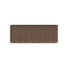 Kai Bench | Open Metal Frame | Brown Channel Stitch Faux Leather 43’’