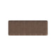 Kai Bench | Open Metal Frame | Brown Channel Stitch Faux Leather 43’’