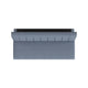 Ian Convertible Futon Sofa Bed | Adjustable Recliner Blue Woven Fabric