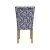 Jax Parsons Dining Chair Set of 2 | Blue Gray Floral Print Polyester