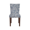 Jax Parsons Dining Chair Set of 2 | Blue Jacobean Print Polyester