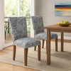 Jax Parsons Dining Chair Set of 2 | Blue Jacobean Print Polyester