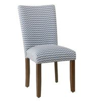 Blue, White, Walnut Brown
