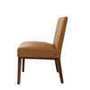 Jan Dining Chair with Espresso Wood Legs | Caramel Brown Faux Leather BM334490