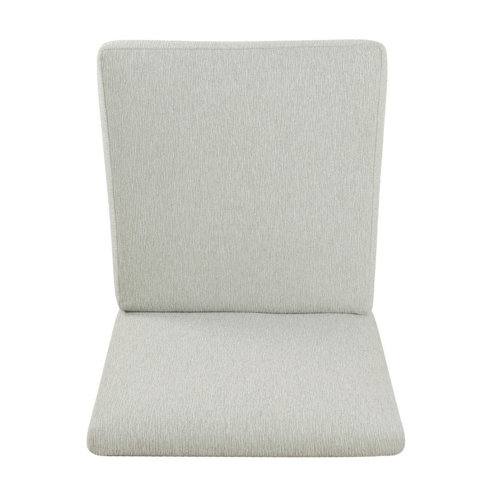 Jan Dining Chair with Espresso Wood Legs | Classic Gray Woven Fabric BM334492