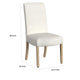 Jay Dining Chair Set of 2 | Scalloped Details | Cream White Woven