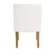 Kip Dining Chair with Honey Oak Wood Legs | Cream White Boucle Fabric BM334498