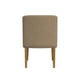 Kip Dining Chair with Honey Oak Wood Legs | Soft Brown Textured Boucle