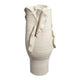 Tio Modern Vessel Vase| Open Flowing Petal Folds | White Porcelain 19’’ BM334522