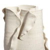 Tio Modern Vessel Vase| Open Flowing Petal Folds | White Porcelain 19’’ BM334522