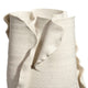 Tio Modern Vessel Vase| Open Flowing Petal Folds | White Porcelain 19’’ BM334522