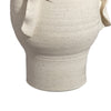 Tio Modern Vessel Vase| Open Flowing Petal Folds | White Porcelain 19’’ BM334522