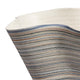 Kerya Decorative Vase | 16’’ White Blue Striped | Wavy Rim Porcelain