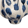 Nery Decorative Vase | Ruffled Edge | Blue White Patchwork Ceramic BM334529