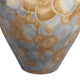 Aery Decorative Vase | Printed Pattern Glossy Blue Ceramic | 12’’