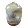 Noah Decorative Vase | Irregular Shape | Glossy Blue Ceramic 13"