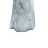 Quia Tall Decorative Vase | Rough Body | Pale Blue Blown Glass 20’’