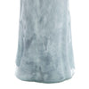 Quia Tall Decorative Vase | Rough Body | Pale Blue Blown Glass 14’’