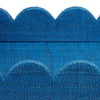 Rori Decorative Accessory Tray | Scalloped Edge 15’’ Blue Raffia BM334545