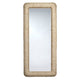 Holo Floor Mirror | 76’’ Tall Frame | Natural Brown Woven Cornhusk BM334547