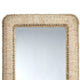 Holo Floor Mirror | 76’’ Tall Frame | Natural Brown Woven Cornhusk BM334547