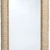Holo Floor Mirror | 76’’ Tall Frame | Natural Brown Woven Cornhusk BM334547