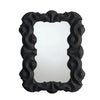 Diri Decorative Wall Mirror | Beaded Pattern Classic Black Resin 29x36 BM334550