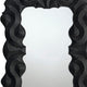 Diri Decorative Wall Mirror | Beaded Pattern Classic Black Resin 29x36 BM334550