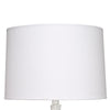 Sils Accent Table Lamp | Linen Shade | White Trunk Resin Base 28’’ BM334554