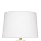 Lizy Accent Table Lamp | White Linen Shade | Bubble Ceramic Base 20’’ BM334558