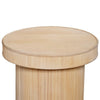 Tyl Side End Table | 22’’ | Round Top | Cylindrical Bamboo Base | Brown BM334561
