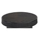 Tyl Side End Table | 22’’ | Round Top | Cylindrical Bamboo Base | Black BM334562