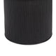 Tyl Side End Table | 22’’ | Round Top | Cylindrical Bamboo Base | Black BM334562