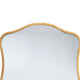 Ari Wall Mirror | 38’’ | Brass Metal Wavy Frame | Hand Forged Iron