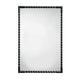 Perz Accent Wall Mirror | 24x36 Rectangular Beaded Frame | Forged Iron BM334575