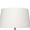 Avo Accent Table Lamp | White Linen | Antique Ceramic Design 25’’ BM334582