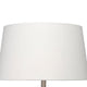 Avo Accent Table Lamp | White Linen | Antique Ceramic Design 25’’ BM334582