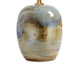 Sivy Accent Table Lamp | Linen | Round Abstract Ceramic Blue 26’’ BM334583