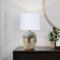 Blue, Purple, Natural Beige, White, Brass Finish