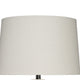 Liny Accent Table Lamp | Linen Shade | Modern Dynamic Ivory Base 29’’ BM334587