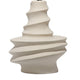 Liny Accent Table Lamp | Linen Shade | Modern Dynamic Ivory Base 29’’ BM334587